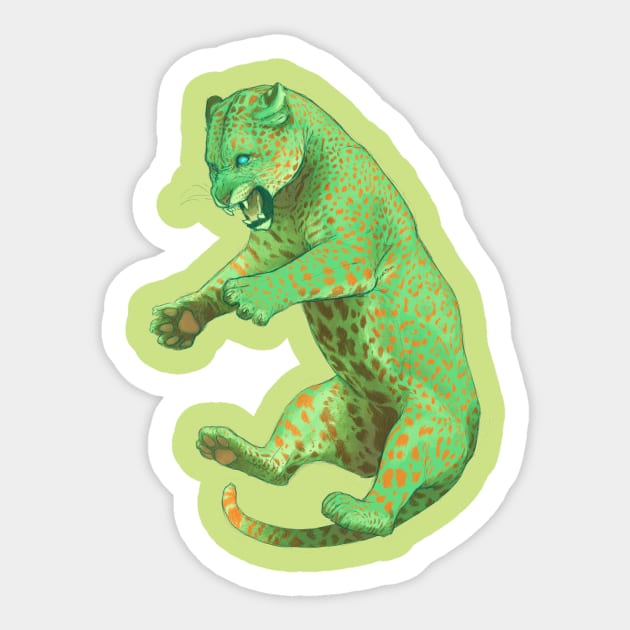 Jaguar Sticker by Atarial